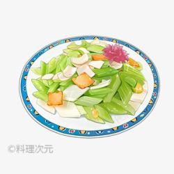 西芹百合食物图 shiwu素材