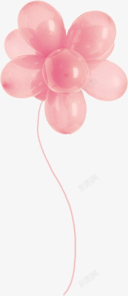 粉色气球P素材PNG素材