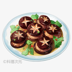 香菇盒食物图 shiwu素材