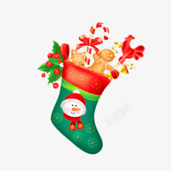 圣诞礼袜精选素材  活动装饰元素  png素材