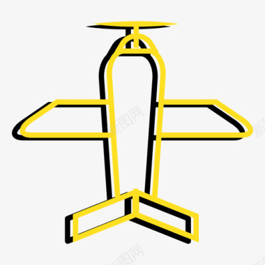 INTEL标志飞机icon05图标