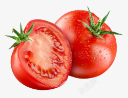 西红柿俯拍食物素材