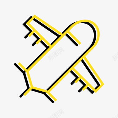 INTEL标志飞机icon04图标