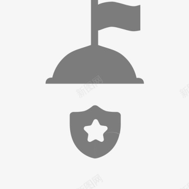 公共标识红公共安全图标