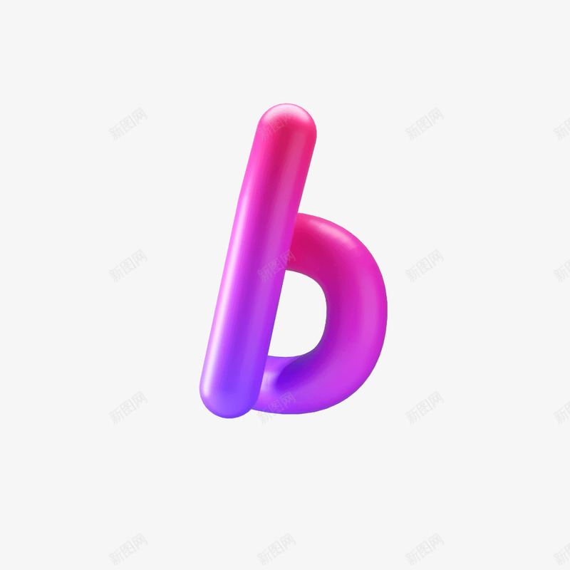 3d lettering b alphabet design创意png免抠素材_88icon https://88icon.com 创意