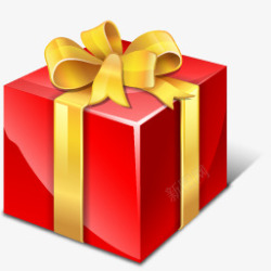 红色的礼物盒图标 icon com爱情图片素材