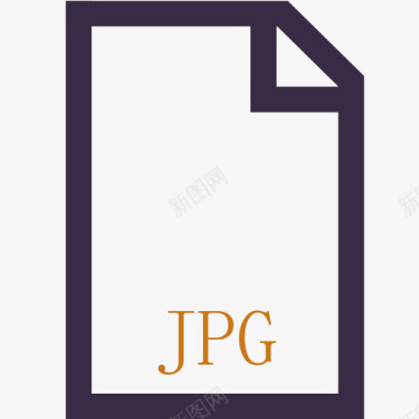 矢量标志JPG图标