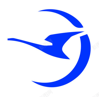 公司标志设计新疆航空公司XO图标