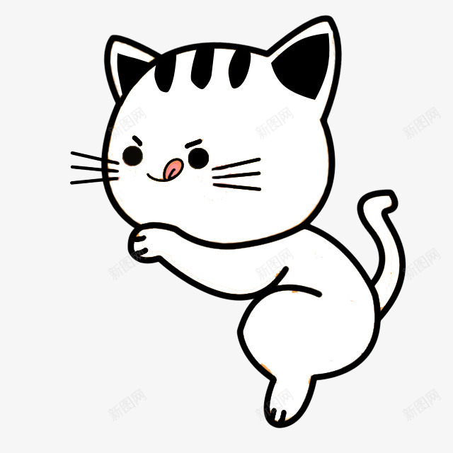 猫q版小素材png免抠素材_88icon https://88icon.com 猫版 素材