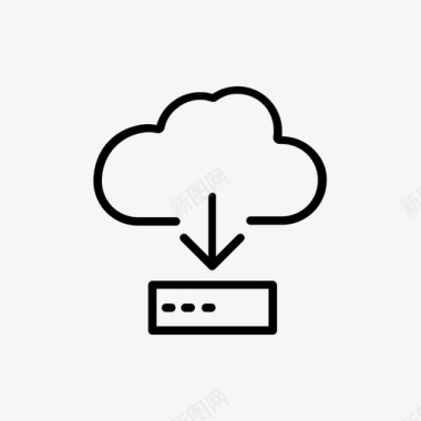 云服务器云连接服务器同步图标