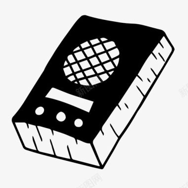 收音机听音乐图标