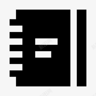 icon注意事项提醒笔记本日常计划办公文具图标