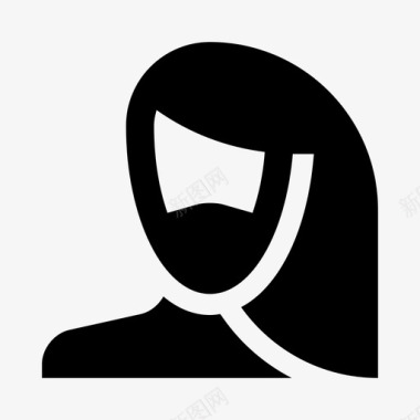 口罩戴口罩的女人布口罩图标