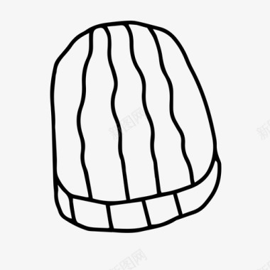 冬天的性格小豆豆帽子时髦图标