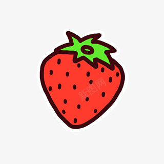 海报装饰透明卡通贴纸标签水果卡通水果草莓Stickerpng免抠素材_88icon https://88icon.com 卡通 标签 水果 海报 草莓 装饰 贴纸 透明