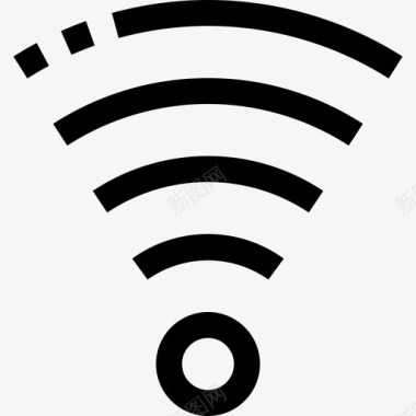 无线网信号强热点wifi图标