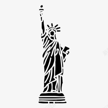 自由女神像美国世界奇迹图标