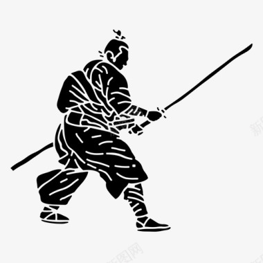 武士战士剑图标