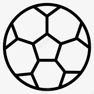 足球运动球足球运动图标