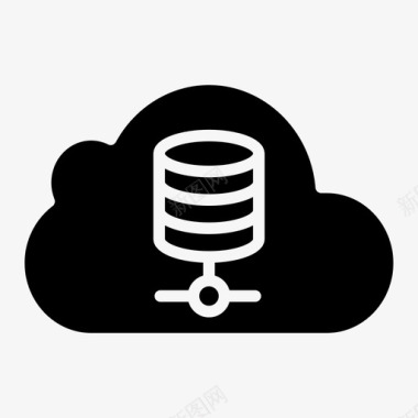 云服务器云数据服务器图标