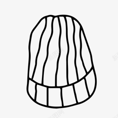 冬天的性格小豆豆帽子时髦图标