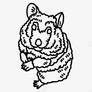 老鼠仓鼠动物宠物图标