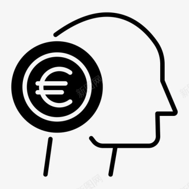 欧元图标财务计划银行欧元图标