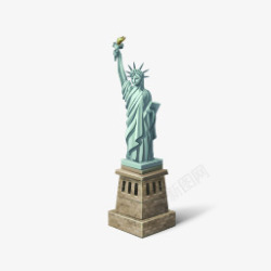 liberty美国自由女神像合成素材