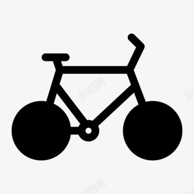 运动运输自行车运动运输图标
