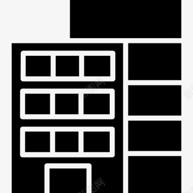 大楼素材办公室大楼商业图标