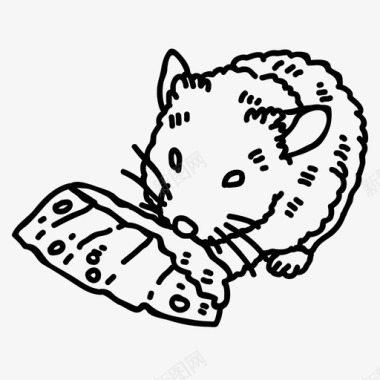 老鼠仓鼠动物宠物图标