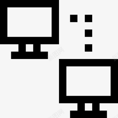 局域网网卡共享网络局域网计算机连接图标