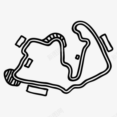 F1赛道f1赛车图标