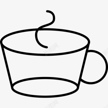 一杯咖啡办公室茶图标
