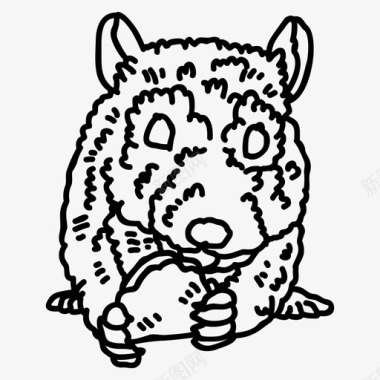 老鼠仓鼠动物宠物图标