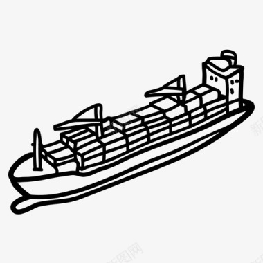 船货船船帆船图标