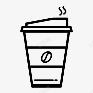 帕珀咖啡杯咖啡屋套装图标