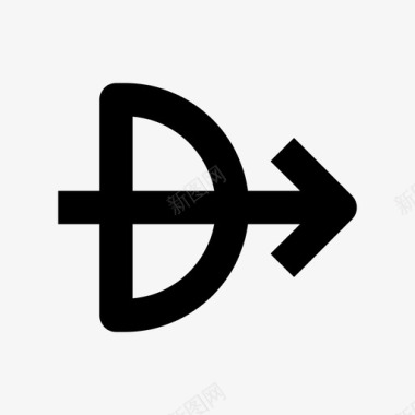 丘比特弓箭射箭弓箭运动图标