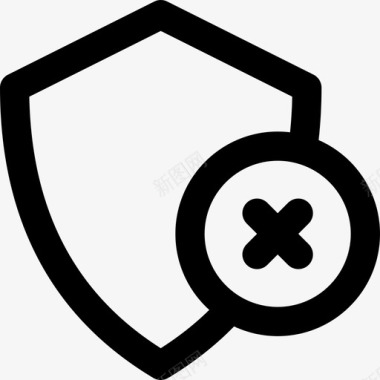 公共信息标志安全标志拒绝屏蔽安全安全标志图标