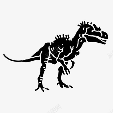 恐龙动物头骨异龙动物恐龙图标