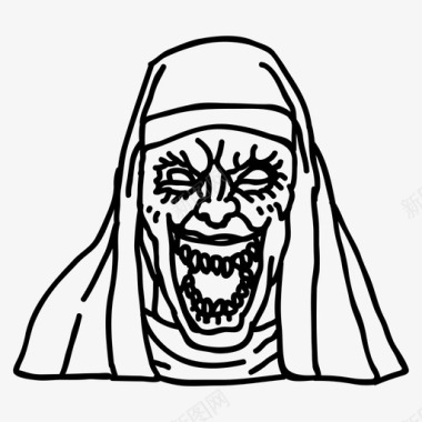 修女现在鬼修女鬼恶魔图标