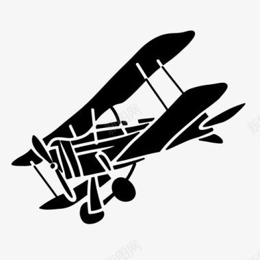 金鹿航空战斗机飞机航空图标
