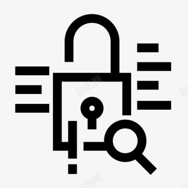 破解安全攻击破解挂锁图标