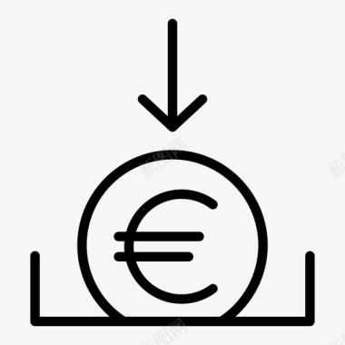欧元图标存款收入欧元图标