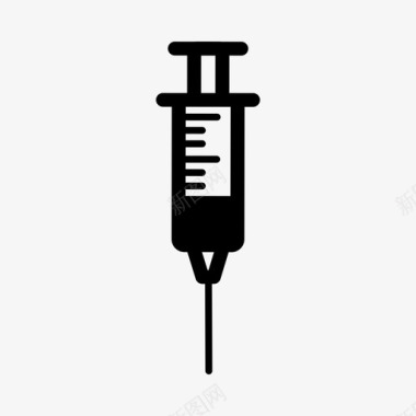 医院健康宣传注射器健康医院图标