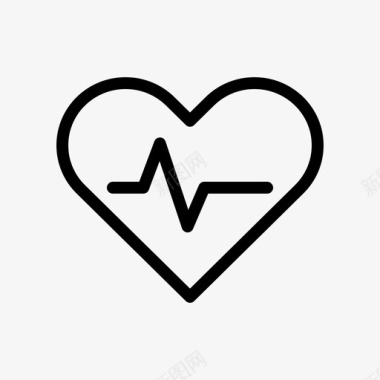 健康保健健康保健心脏图标