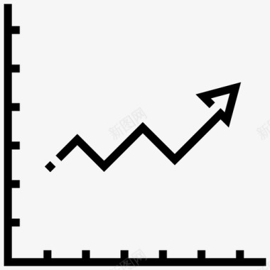 金融元素图箭头图商业金融图标