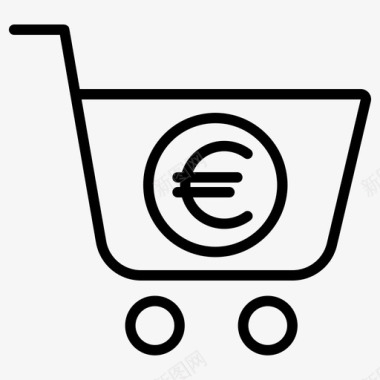 欧元图标购物车添加到购物车欧元图标