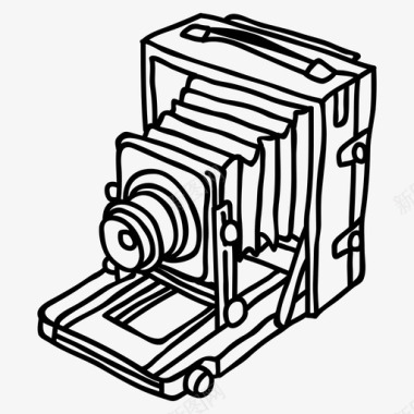 老式照相机模拟胶卷图标