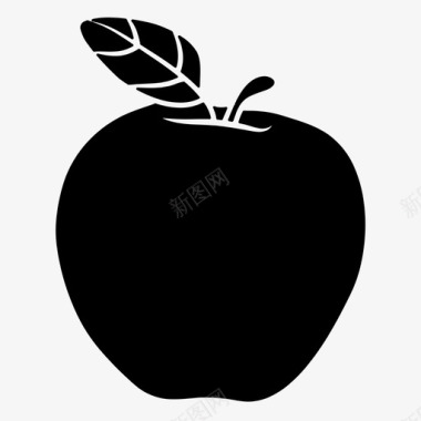 青苹果食品新鲜图标